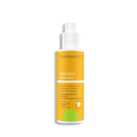Pharmasept Heliodor Kids Sun Spray SPF50 με Φυσικό Αντηλιακό Φίλτρο Αδιάβροχο Παιδικό Αντηλιακό Προσώπου & Σώματος 165gr