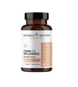 Natural Doctor Vitamin C Biofravonoids Συνδυασμός Βιταμίνη C με Φυσικά Βιοφλαβονοειδή 90 Φυτικές Κάψουλες