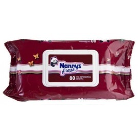 Nannys Fresh Υγρά Μωρομάντηλα με Καπάκι 80 Τεμάχια