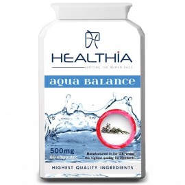 Healthia Aqua Balance 500mg Εξειδικευμένο Συμπλήρωμα Διατροφής για την Κατακράτηση Υγρών 60 Κάψουλες
