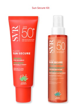SVR Bundle Sun Secure Fluide SPF50+ Αντηλιακή Λεπτόρρευστη Κρέμα Προσώπου 50ml & Sun Secure Huile SPF50+ Αντηλιακό Έλαιο Σώματος με Καλοκαιρινό Άρωμα 200ml