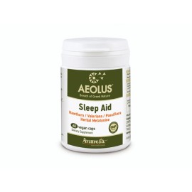 Himalaya Aeolus Sleep Aid Συμπλήρωμα Διατροφής για τον Ύπνο με Κράταιγο, Βαλεριάνα, Πασιφλόρα & Φυτική Μελατονίνη 60 Κάψουλες
