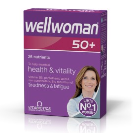 Vitabiotics Wellwoman 50+ Πολυβιταμίνη για Γυναίκες άνω των 50 Ετών 30 Ταμπλέτες