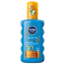 Nivea Sun Protect & Bronze SPF30 Spray Αντηλιακό Γαλάκτωμα Ενεργοποίησης Μαυρίσματος 200ml