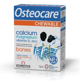 Vitabiotics Osteocare Chewable για την Διατήρηση της Υγείας των Οστών, Δοντιών, & των Μυών 30 Μασώμενες Ταμπλέτες
