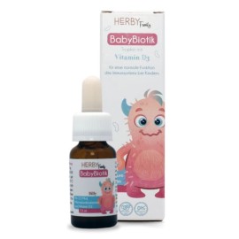 Herby Family BabyBiotik Συμπλήρωμα Διατροφής Προβιοτικών για Βρέφη & Παιδιά από 2 Εβδομάδων 7.5ml