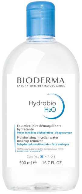 Bioderma Hydrabio Η2ο Micellar Water Ενυδατικό Νερό Καθαρισμού & Ντεμακιγιάζ για Αφυδατωμένο Δέρμα 500ml