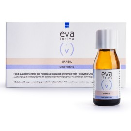 Intermed Eva Intima Ovasil Συμπλήρωμα Διατροφής για την Υποστήριξη Γυναικών με Σύνδρομο Πολυκυστικών Ωοθηκών 10 Φιαλίδια