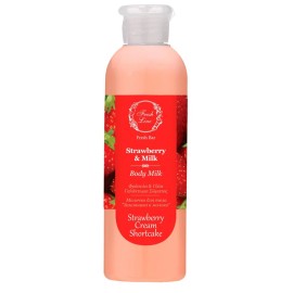 Fresh Line Strawberry & Milk Body Milk Ενυδατικό Γαλάκτωμα Σώματος Φράουλα & Γάλα 200ml