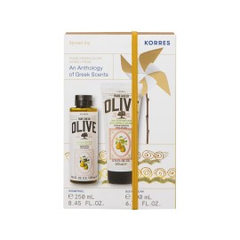 Korres PROMO Olive Αφρόλουτρο Μέλι - Αχλάδι 250ml & Κρέμα Σώματος Μέλι - Αχλάδι 200ml