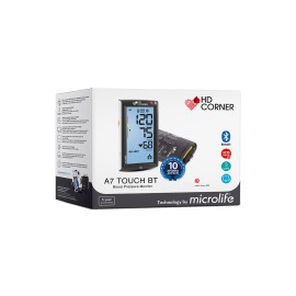 Microlife BP A7 Touch BT AFIB Ηλεκτρονικό Πιεσόμετρο Μπράτσου για Ανίχνευση Κολπικής Μαρμαρυγής & Bluetooth 1 Τεμάχιο