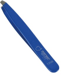 Solingen Morser Ανοξείδωτο Τσιμπιδάκι Φρυδιών Λοξό Μπλε 1 Τεμάχιο [125Β]