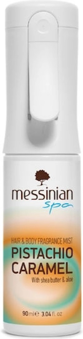 Messinian Spa Pistachio Caramel Hair & Body Mist Μαλλιών & Σώματος με Άρωμα Φιστίκι Αιγίνης & Καραμέλα 100ml
