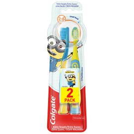 Colgate Minions XSoft Παιδικές Οδοντόβουρτσες για 2-6 Ετών Πολύ Μαλακή 2 Τεμάχια