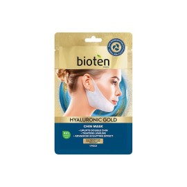 Bioten Hyaluronic Gold Chin Mask Μάσκα Σύσφιξης για το Πηγούνι 1 Τεμάχιο