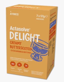 Aymes ActaSolve Delight Θρεπτικό Επιδόρπιο με Γεύση Καραμέλα Βουτύρου 7 Φακελίσκοι x 57gr