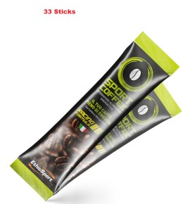 EthicSport Sport Coffee Ενεργειακός Καφές με Υψηλή Περιεκτικότητα σε Καφεΐνη & Διαδοχικούς Υδατάνθρακες 33 Sticks x 25ml
