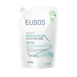 Eubos Sensitive Care Shower & Cream Refill Απαλό Κρεμώδες Καθαριστικό Σώματος Ανταλλακτικό 400ml