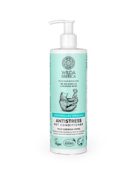 Natura Siberica Wilda Siberica Controlled Organic Antistress Pet Conditioner Κατοικιδίων για Ξηρό Τρίχωμα 400ml