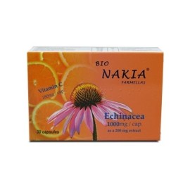 Farmellas Bio Nakia Εχινάκεια 1000mg/cap Συμπλήρωμα Διατροφής 30 Caps