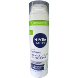 Nivea Men Sensitive Αφρός Ξυρίσματος για Ευαίσθητες Επιδερμίδες 200ml
