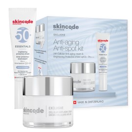 Skincode PROMO Cellular Anti-Aging Cream 24ωρη Αντιγηραντική Κρέμα 50ml & Brightening Protective Shield SPF50 / PA+++ Αντηλιακό Προσώπου Κατά των Χρωματικών Κηλίδων 30ml