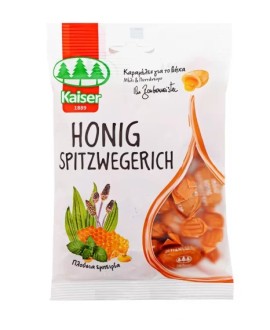 Kaiser Honig Spitzwegerich Καραμέλες για τον Βήχα με Μέλι & Πεντάνευρο 90gr