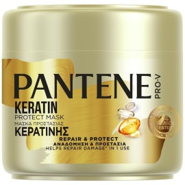 Pantene Pro V Keratin Repair & Protect Μάσκα Μαλλιών για Αναδόμηση & Προστασία 500ml