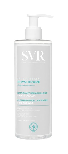 SVR Physiopure Eau Micellaire Νερό Καθαρισμού Προσώπου & Ντεμακιγιάζ 400ml