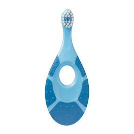 Jordan Step by Step Extra Soft Γαλάζιο Οδοντόβουρτσα Πολύ Μαλακή για Παιδιά 0-2 Ετών 1 Τεμάχιο