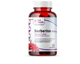 Full Health Berberine Μείωση των Επιπέδων Σακχάρου στο Αίμα 60 Φυτικές Κάψουλες