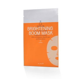 Youth Lab Brightening Boom Mask Μονοδόση Εμποτισμένη Υφασμάτινη Μάσκα Προσώπου με Λευκαντική, Αναπλαστική & Ενυδατική Δράση 1 Τεμάχιο 23gr