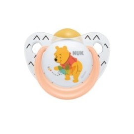 Nuk Disney Winnie The Pooh - Tiger Πιπίλα Σιλικόνης Με Κρίκο 6-18m+ [10.736.379]
