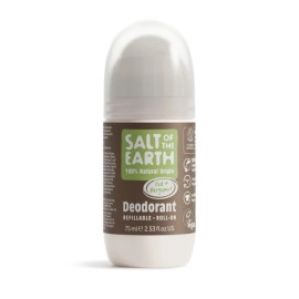 Salt of the Earth Vegan Refillable Roll on Oud & Bergamot Αποσμητικό Επαναγεμιζόμενο 75ml