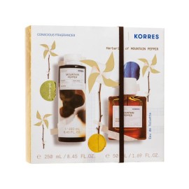 Korres PROMO Mountain Pepper Αφρόλουτρο 250ml - Eau De Toilette Ανδρικό Άρωμα 50ml