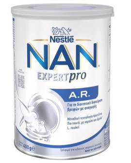 Nestle Nan Expert Pro AR Αντιαναγωγικό Γάλα πιο Πηκτό με Χαρούπι & Άμυλο σε Σκόνη από την Γέννηση 400gr