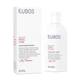 Eubos Basic Red Liquid Washing Emulsion Υγρό Καθαρισμού Προσώπου & Σώματος 200ml