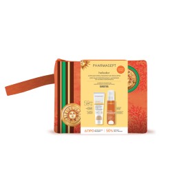 Pharmasept PROMO Heliodor Face Tinted Sun Cream SPF50 με Φυσικό Αντηλιακό Φίλτρο Αντηλιακή Κρέμα Προσώπου με Χρώμα 50ml & Bronzing Dry Oil Ξηρό Έλαιο Φυσικού Μαυρίσματος 100ml & Νεσεσέρ