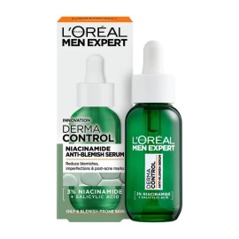 LOreal Paris Men Expert Derma Control Niacinamide Anti-Blemish Ανδρικό Serum Προσώπου Κατά των Ατελειών 30ml