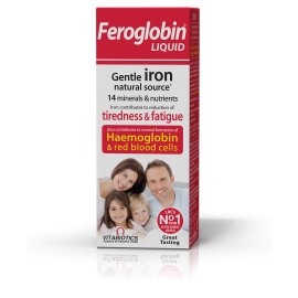 Vitabiotics Feroglobin Iron Liquid Σίδηρος σε Υγρή Μορφή για Ενήλικες & Παιδιά από 3 Ετών και άνω 200ml