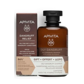 Apivita PROMO Dandruff Relief Λάδι Κατά της Ξηροδερμίας και της Πιτυρίδας 50ml & Δώρο Oily Dandruff Σαμπουάν Κατά της Λιπαρής Πιτυρίδας 250ml