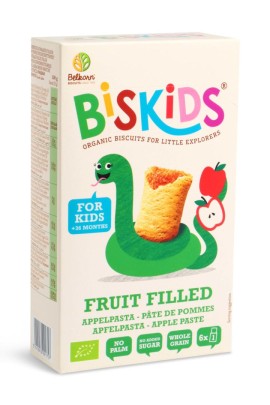 Belkorn BisKids Γέμιση Μήλου & Ντίνκελ Βιολογικά Μπισκότα Ολικής Άλεσης για Παιδιά άνω των 36m+ 150gr