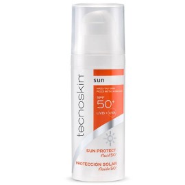 Tecnoskin Sun Protect Fluid SPF50+ Αντηλιακή Κρέμα Προσώπου για Λιπαρές & Ακνεϊκές Επιδερμίδες 50ml