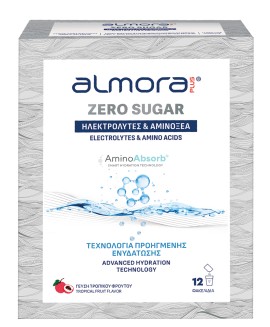 Almora Zero Sugar Ηλεκτρολύτες με Αμινοξέα για Προηγμένη Ενυδάτωση Χωρίς Ζάχαρη – Τροπικό Φρούτο 12 Φακελίδια