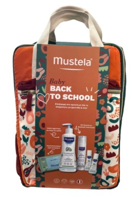Mustela PROMO Gentle Cleansing Gel 500ml & Gel Arnica 100ml & No Rinse Cleansing Water 50ml & Hydra Bebe Body Lotion 50ml & Cleansing Wipes Μωρομάντηλα 60 Τεμάχια & Σχολική Τσάντα