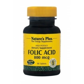 NATURES PLUS FOLIC ACID 800 MCG TABLETS 90