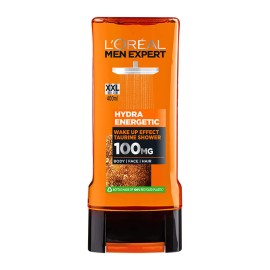 LOreal Paris Men XXL Expert Hydra Energetic Shower Gel Ενυδατικό Ανδρικό Αφρόλουτρο με Ταυρίνη 400ml