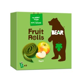 Bear Fruit Rolls Apple Σνακ Αποξηραμένου Φρούτου 5x20g