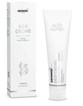 Gehwol med Deodorant Foot Cream Αποσμητική κρέμα ποδιών με 24ωρη αποτελεσματική προστασία 75ml