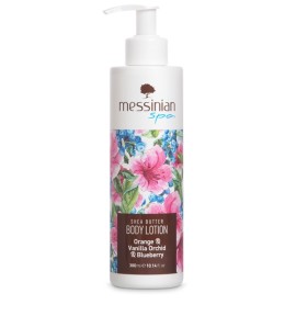Messinian Spa Body Lotion Orange, Vanilla, Blueberry Ενυδατικό Γαλάκτωμα Σώματος Πορτοκάλι - Βανίλια - Ορχιδέα - Μύρτιλο 300ml